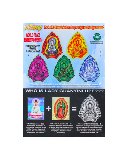 VUTRU Inc - Lady Guanyinlupe 5-Sticker Pack - Multi