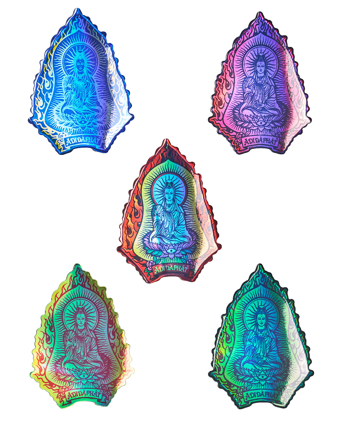 VUTRU Inc - Lady Guanyinlupe 5-Sticker Pack - Multi