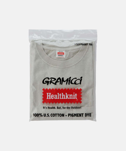 Gramicci x Healthknit - S/S Pocket Tee - Pigment Natural