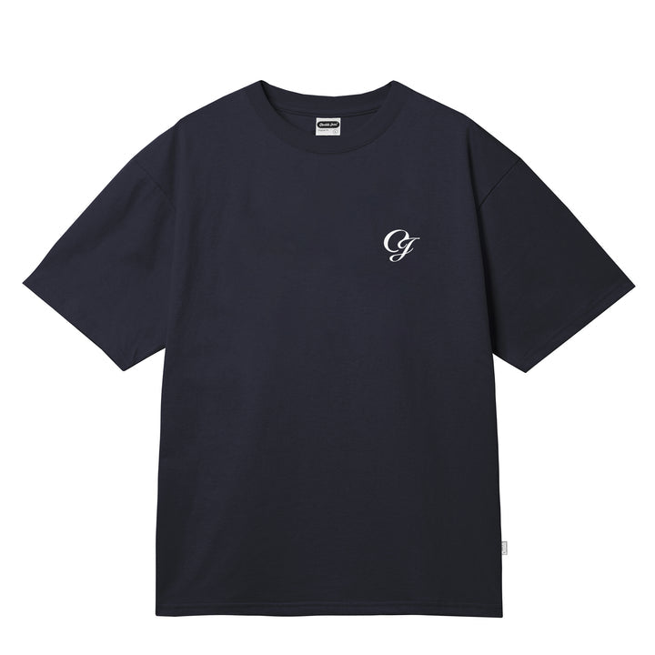 Chocolate Jesus - Golden Angel Tee - Navy