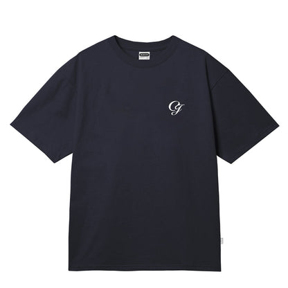 Chocolate Jesus - Golden Angel Tee - Navy