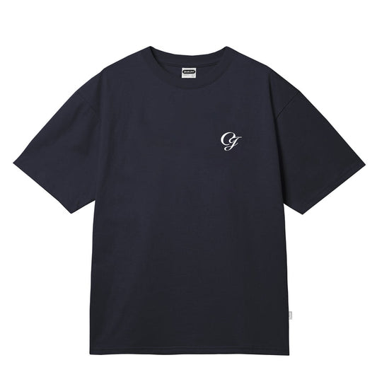 Chocolate Jesus - Golden Angel Tee - Navy