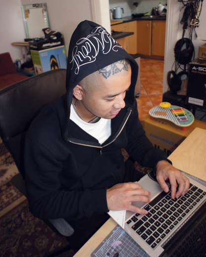 HAIL MARY X KILLJOY - Embroidered Hood - Black