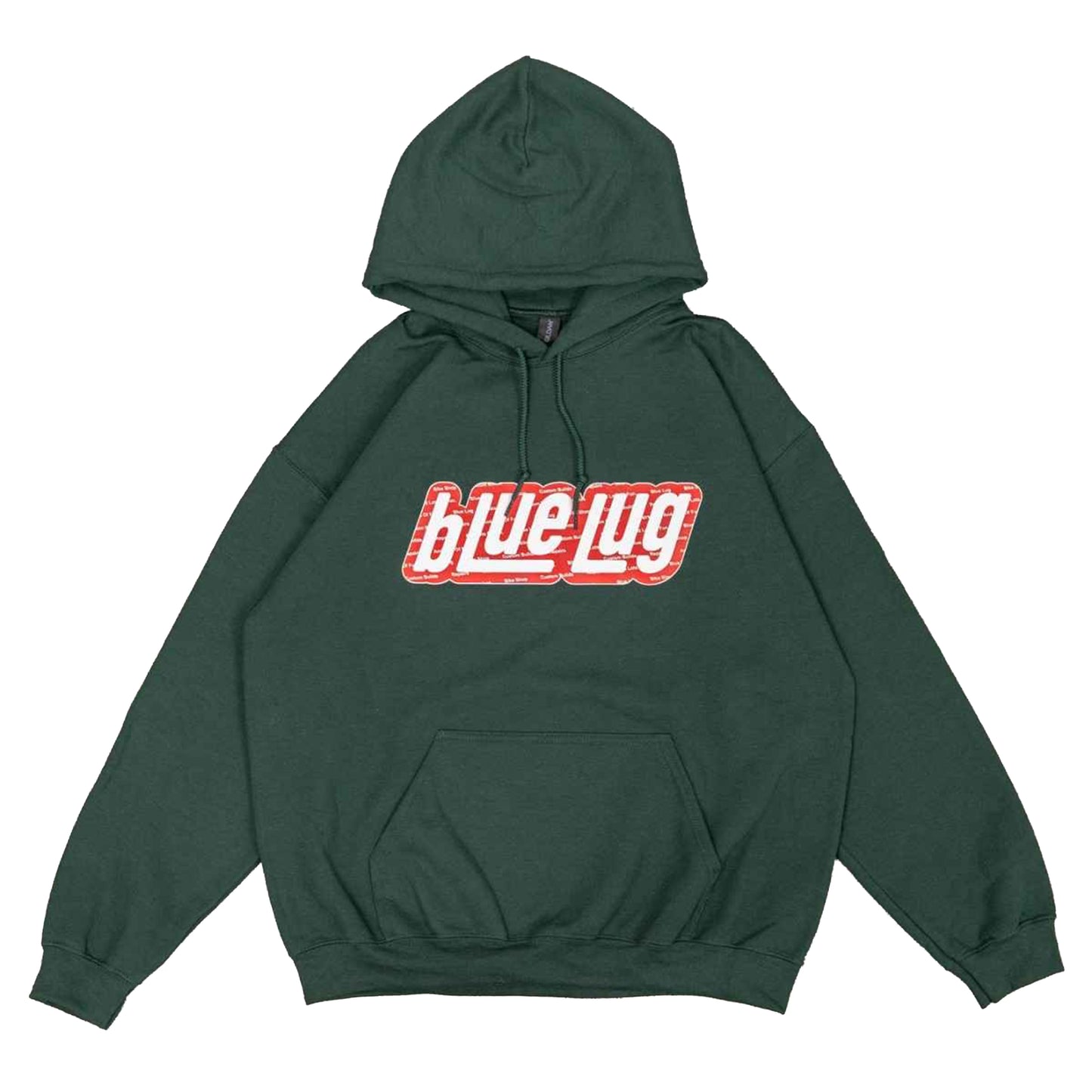 Blue Lug - Glow Letter Hoodie (Forest Green)