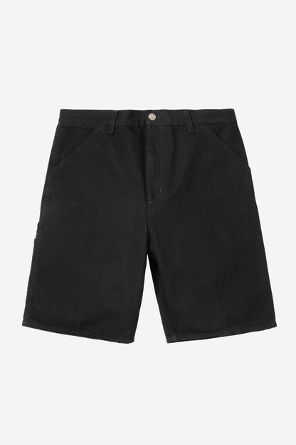 Carhartt WIP - Single Knee Short - Black Rinsed