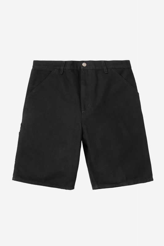 Carhartt WIP - Single Knee Short - Black Rinsed