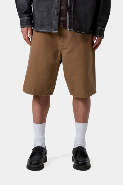Carhartt WIP - Single Knee Short - Hamilton Brown Rinsed