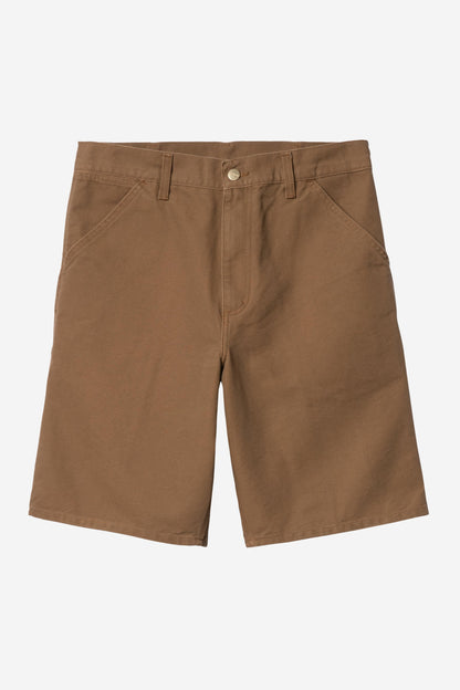 Carhartt WIP - Single Knee Short - Hamilton Brown Rinsed