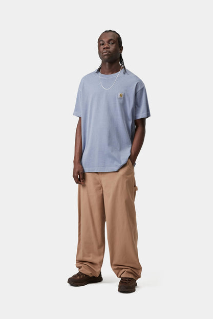Carhartt WIP - S/S Nelson T-Shirt - Gentle Blue Garment Dyed