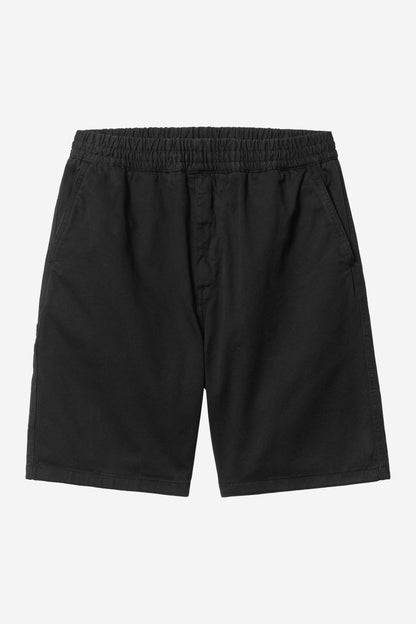 Carhartt WIP - Flint Short - Black Garment Dyed