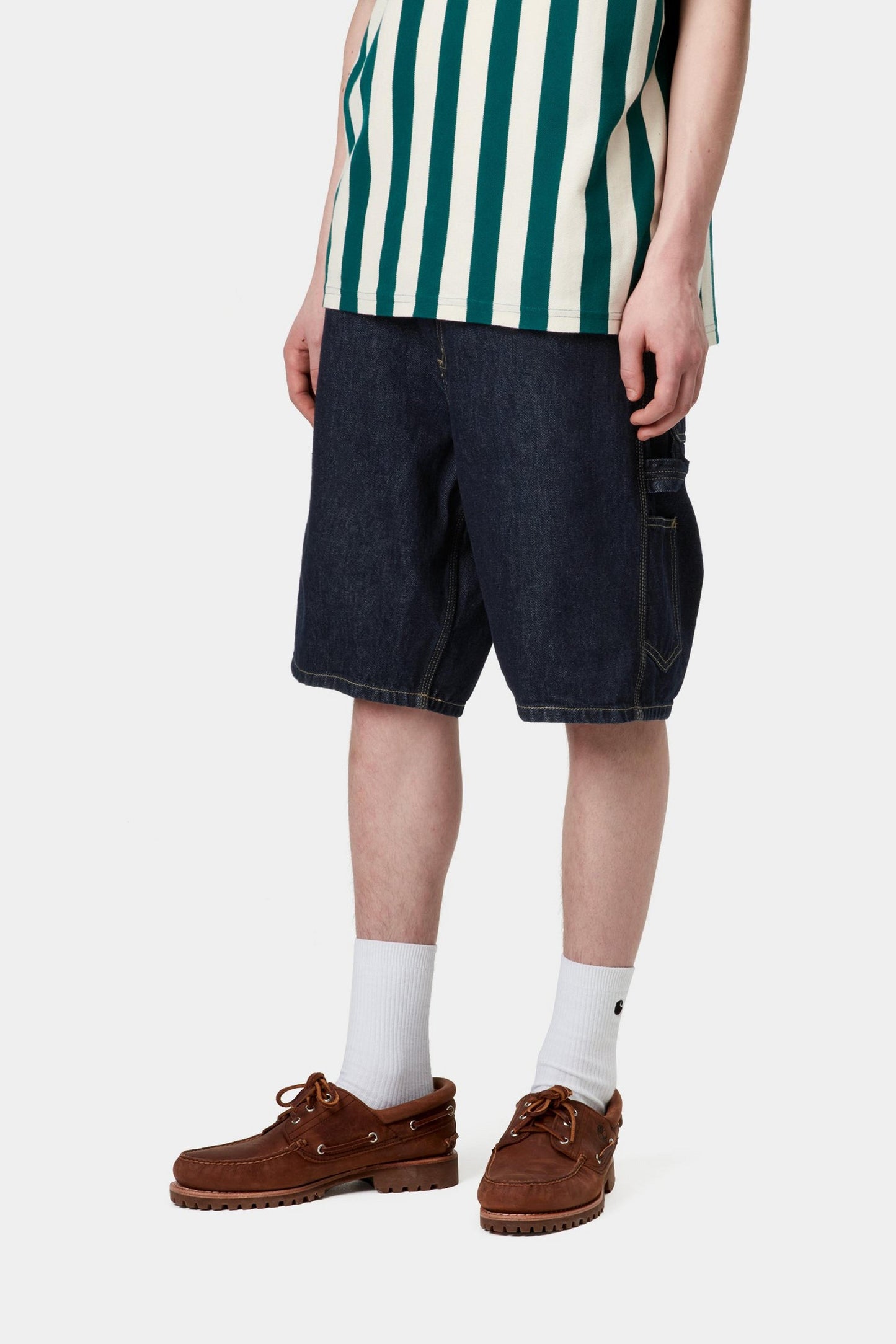 Carhartt WIP - Single Knee Short - Blue Rinsed