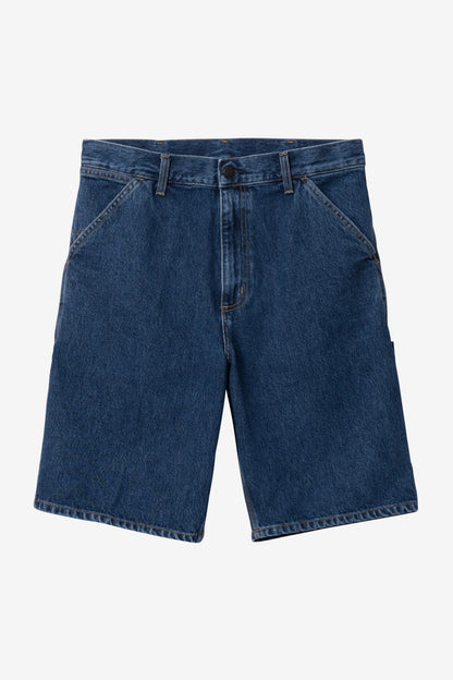 Carhartt WIP - Single Knee Short - Blue Stone Washed