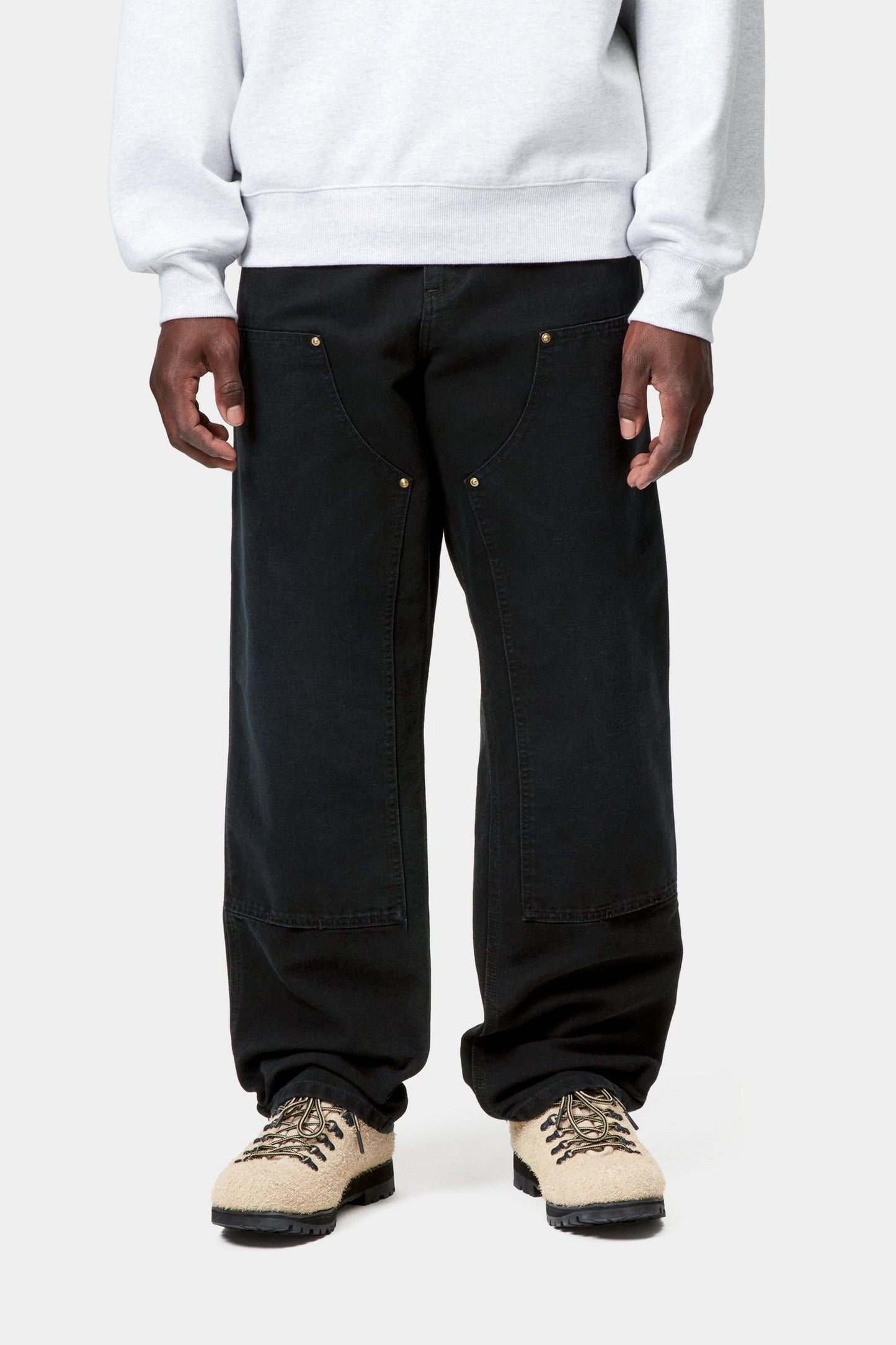 Carhartt WIP - Double Knee Pant - Black Rinsed