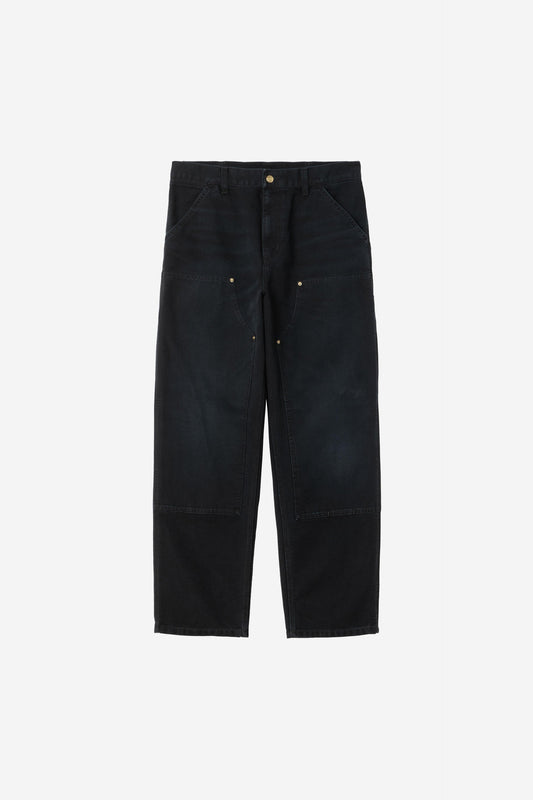 Carhartt WIP - Double Knee Pant - Black Rinsed