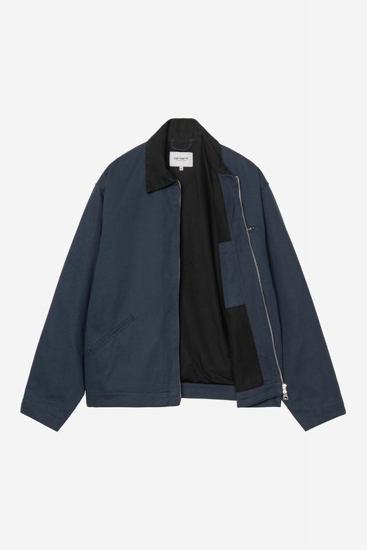 Carhartt WIP - OG Detroit Jacket - Black Rinsed / Deep Night