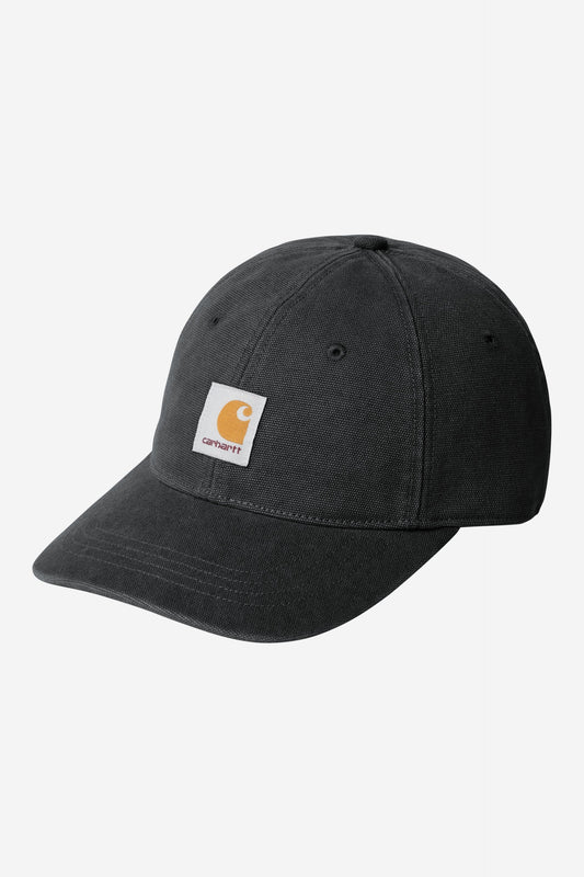 Carhartt WIP - Canvas Cap - Black Stone Washed