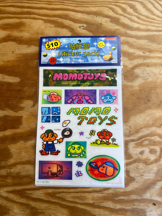 Momotoys - Sticker Sheet - Camo