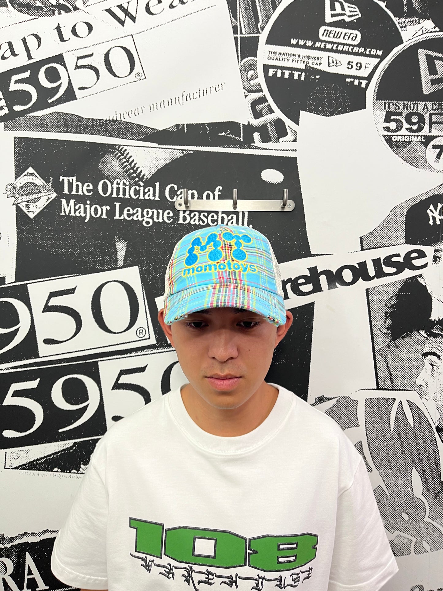 Momotoys - MT Hat - Blue Plaid