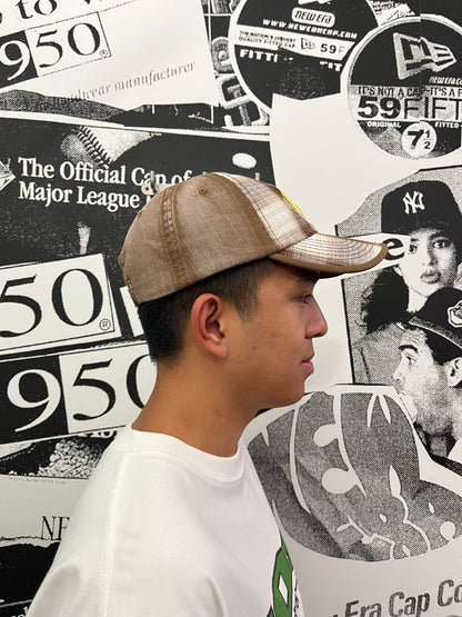 Momotoys - Classic Bubble M Hat - Brown Plaid