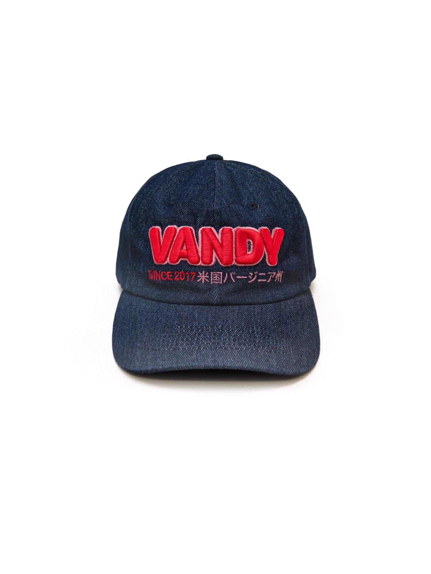 VANDYTHEPINK - Basic Logo Cap - Dark Blue Denim