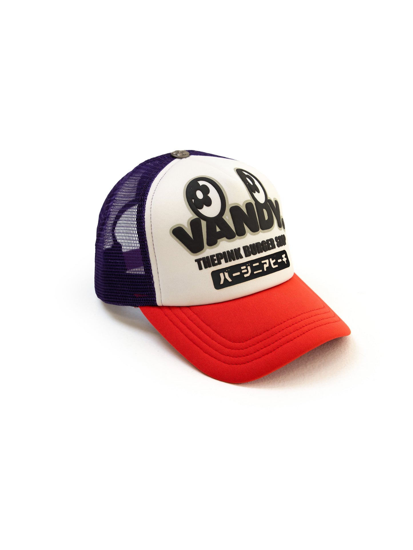 VANDYTHEPINK - Eye Logo Trucker Hat - Red