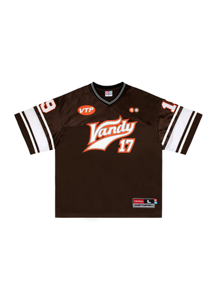 VANDYTHEPINK - Football Jersey - Brown