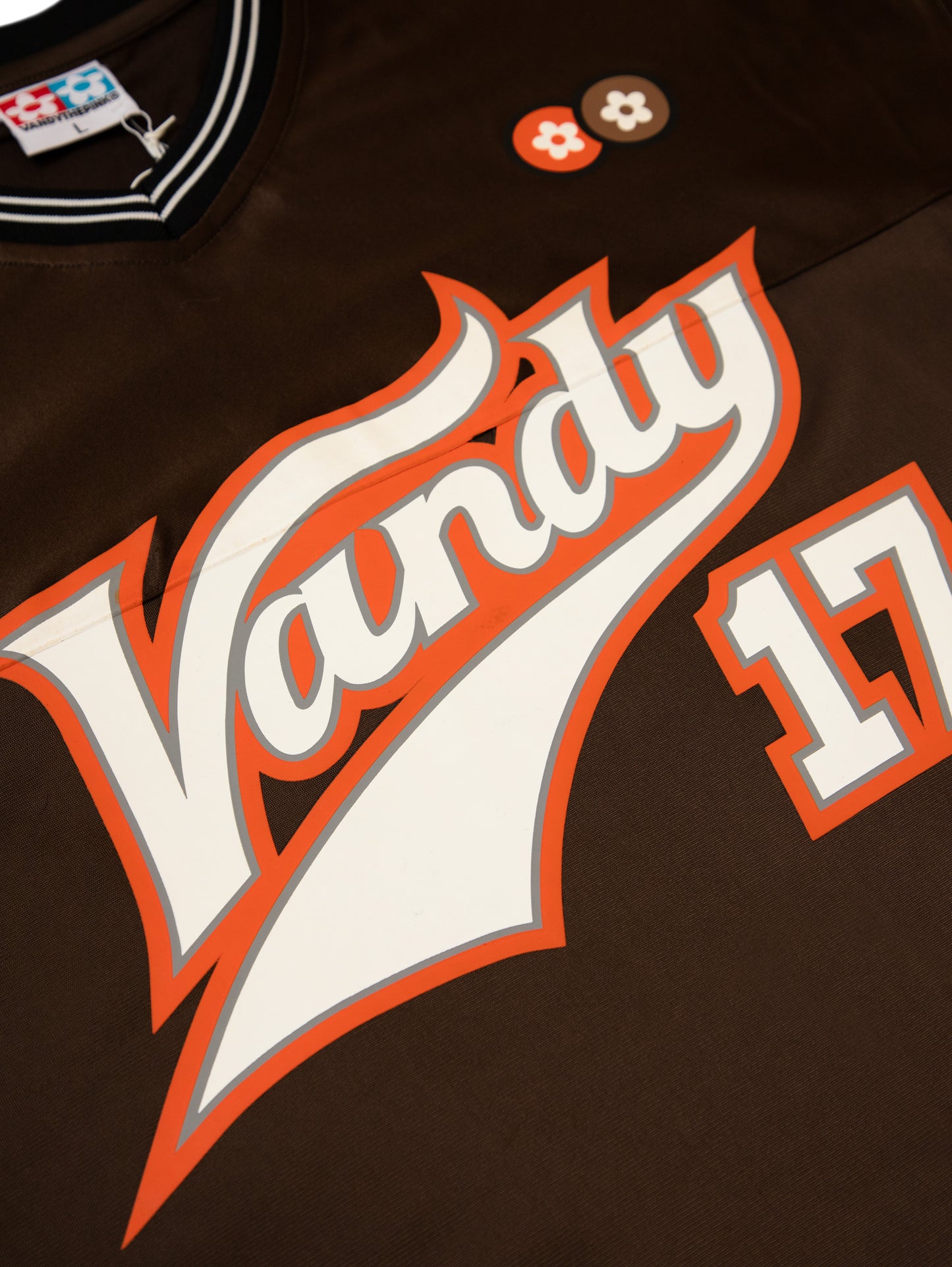 VANDYTHEPINK - Football Jersey - Brown