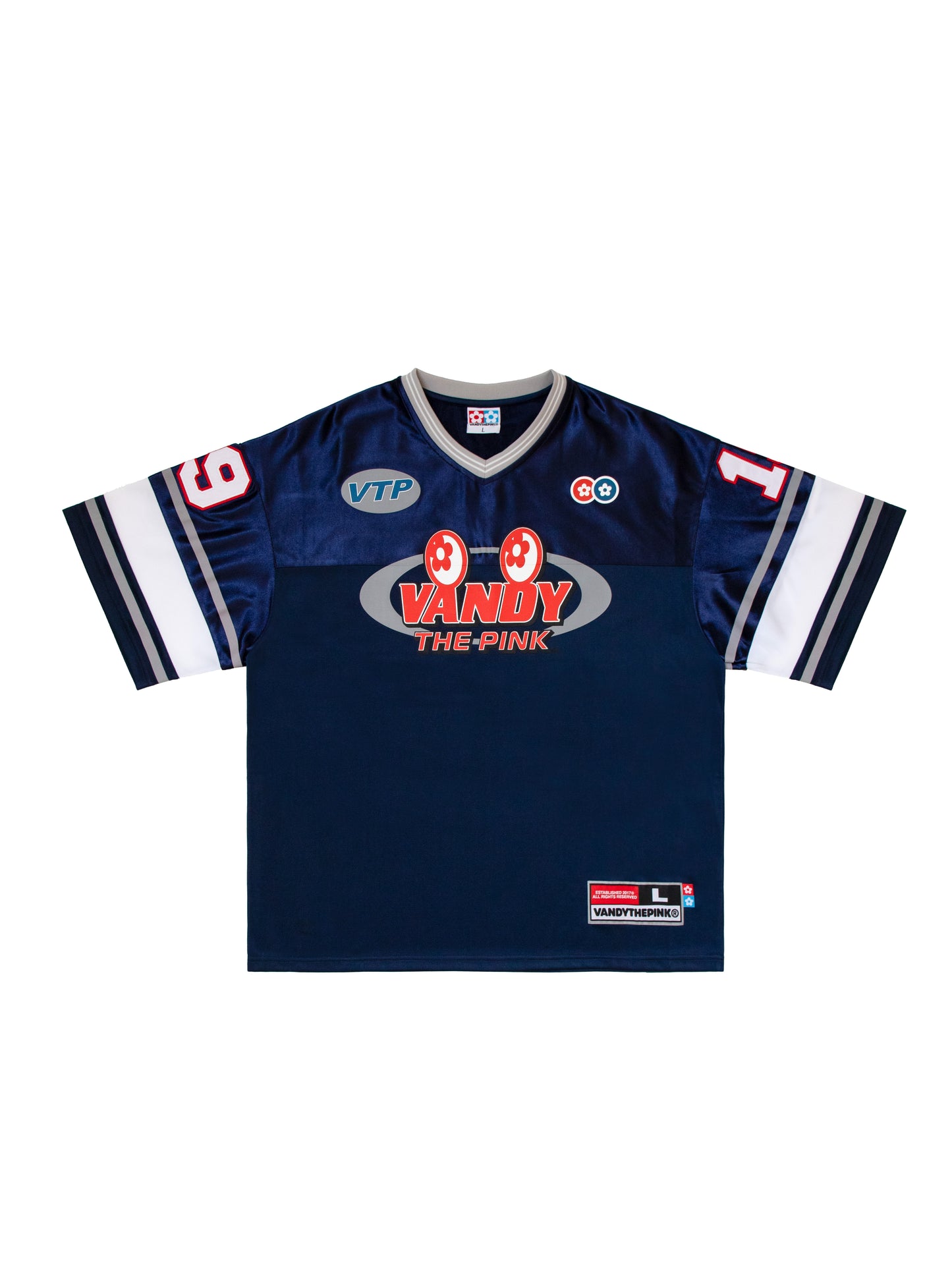 VANDYTHEPINK - Football Jersey - Navy