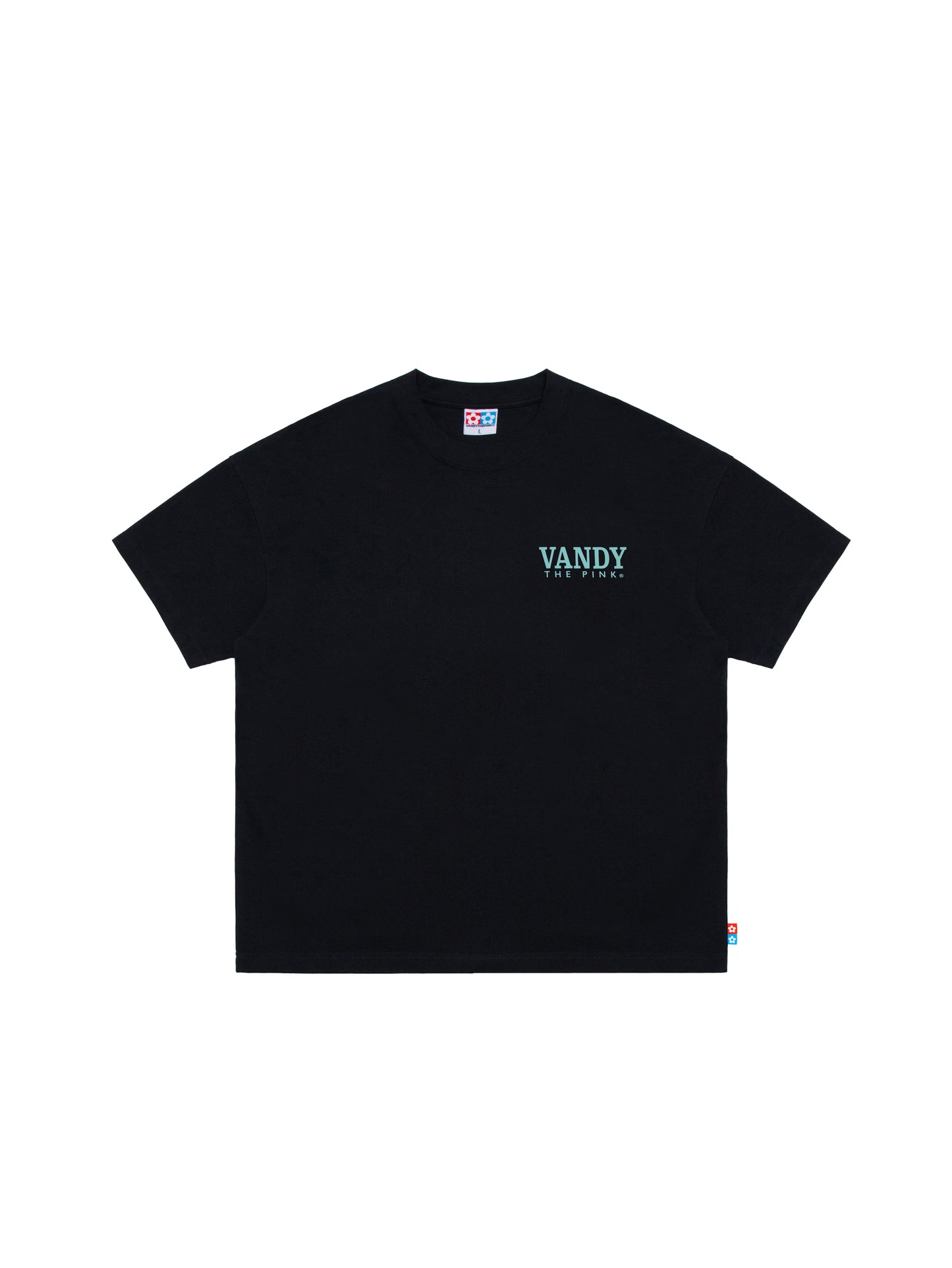 VANDYTHEPINK - Chrome Flower T-shirt - Black
