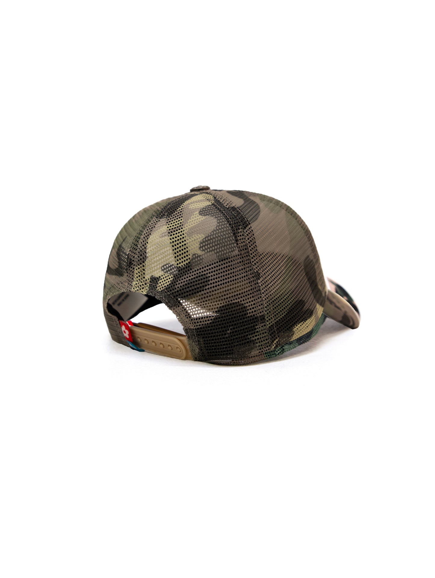VANDYTHEPINK - Eye Logo Trucker Hat - Yellow Camo