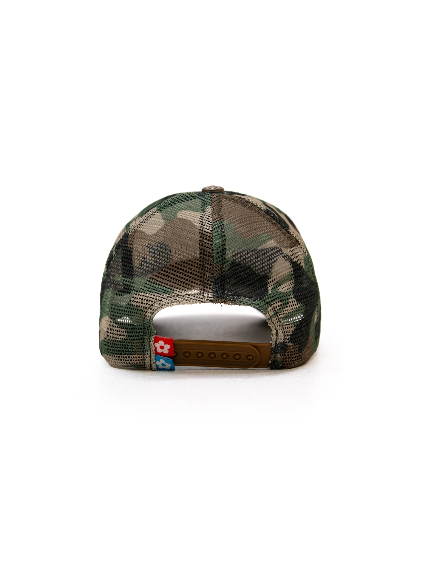 VANDYTHEPINK - Eye Logo Trucker Hat - Green Camo