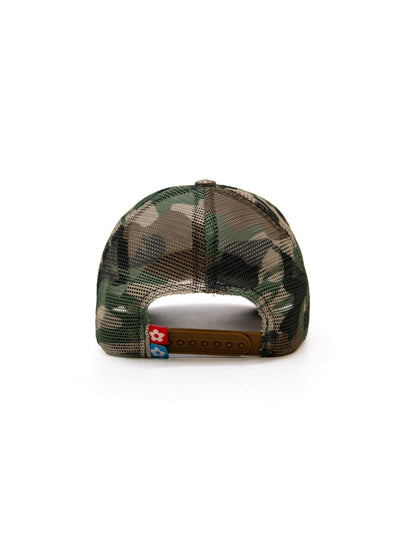 VANDYTHEPINK - Eye Logo Trucker Hat - Green Camo