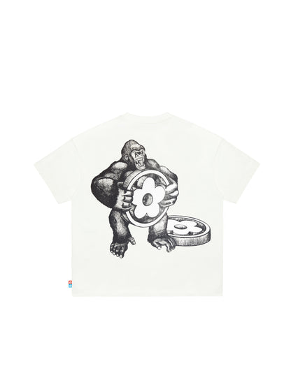 VANDYTHEPINK - Gorilla T-shirt - White