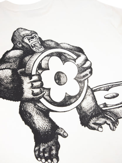 VANDYTHEPINK - Gorilla T-shirt - White