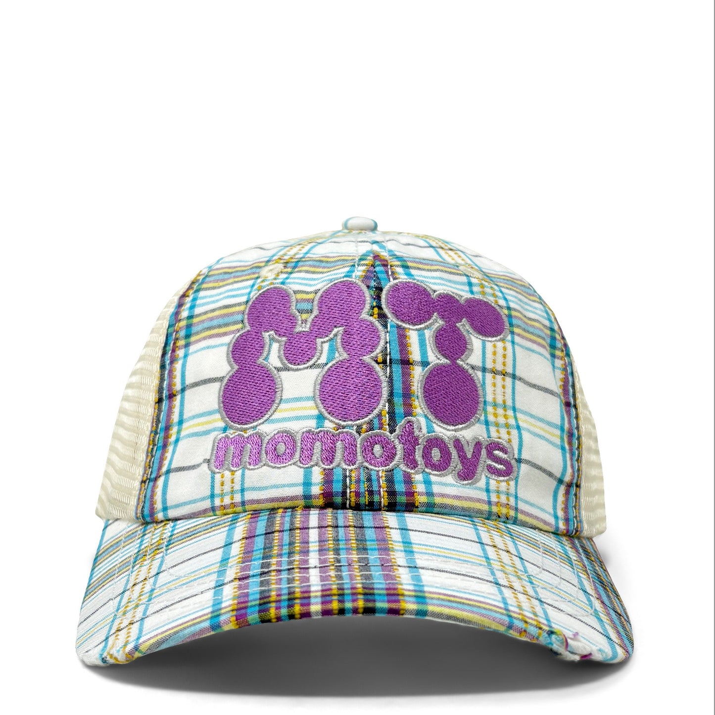 Momotoys - MT Hat - White Plaid