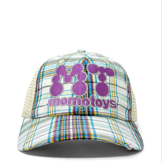 Momotoys - MT Hat - White Plaid