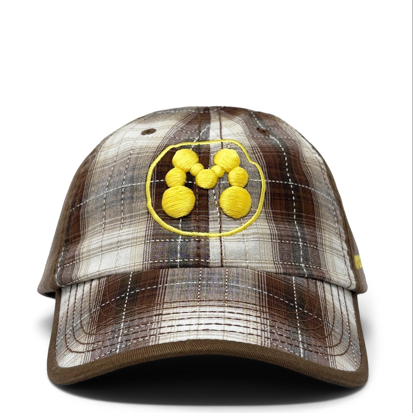 Momotoys - Classic Bubble M Hat - Brown Plaid