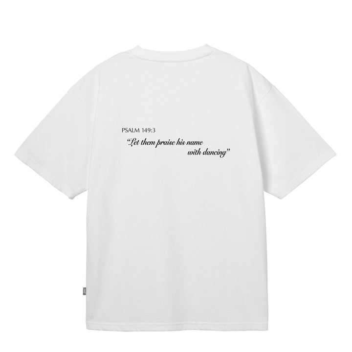 Chocolate Jesus - JESUS LOVES Tee - White