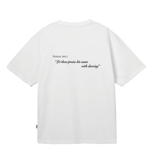 Chocolate Jesus - JESUS LOVES Tee - White
