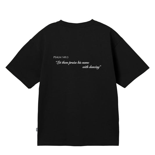 Chocolate Jesus - JESUS LOVES Tee - Black