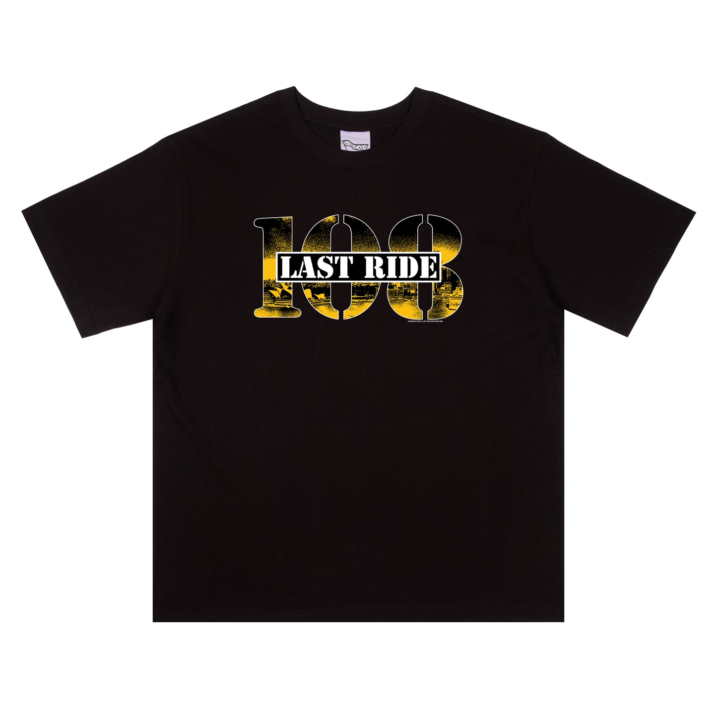 108WAREHOUSE x Last Ride Records - T-Shirt - Black
