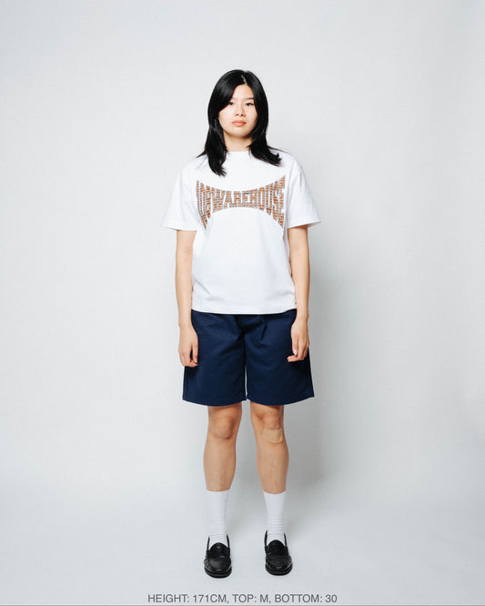 108WAREHOUSE - Brick T-Shirt (White)