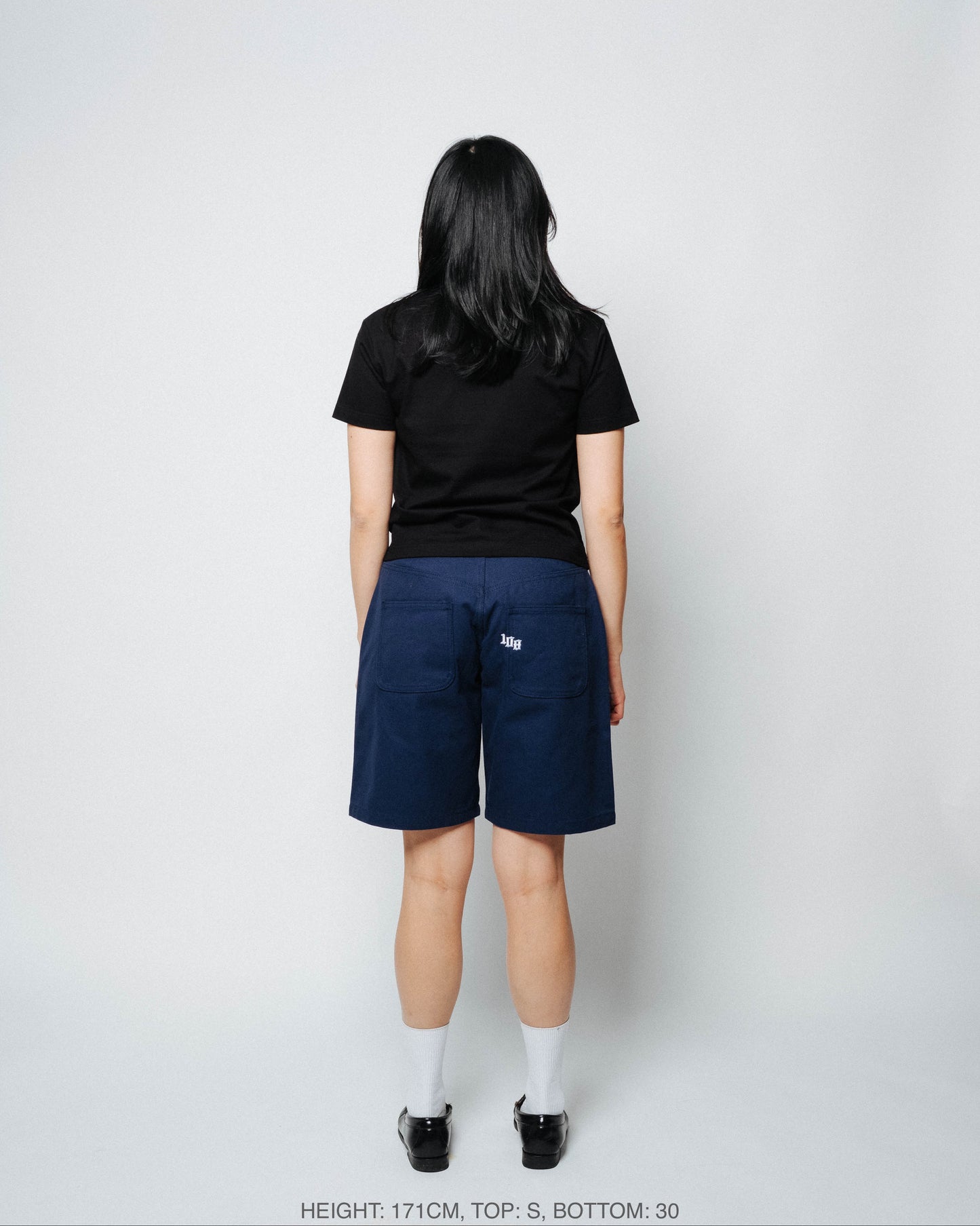 108WAREHOUSE - Canvas Work Shorts (Navy)