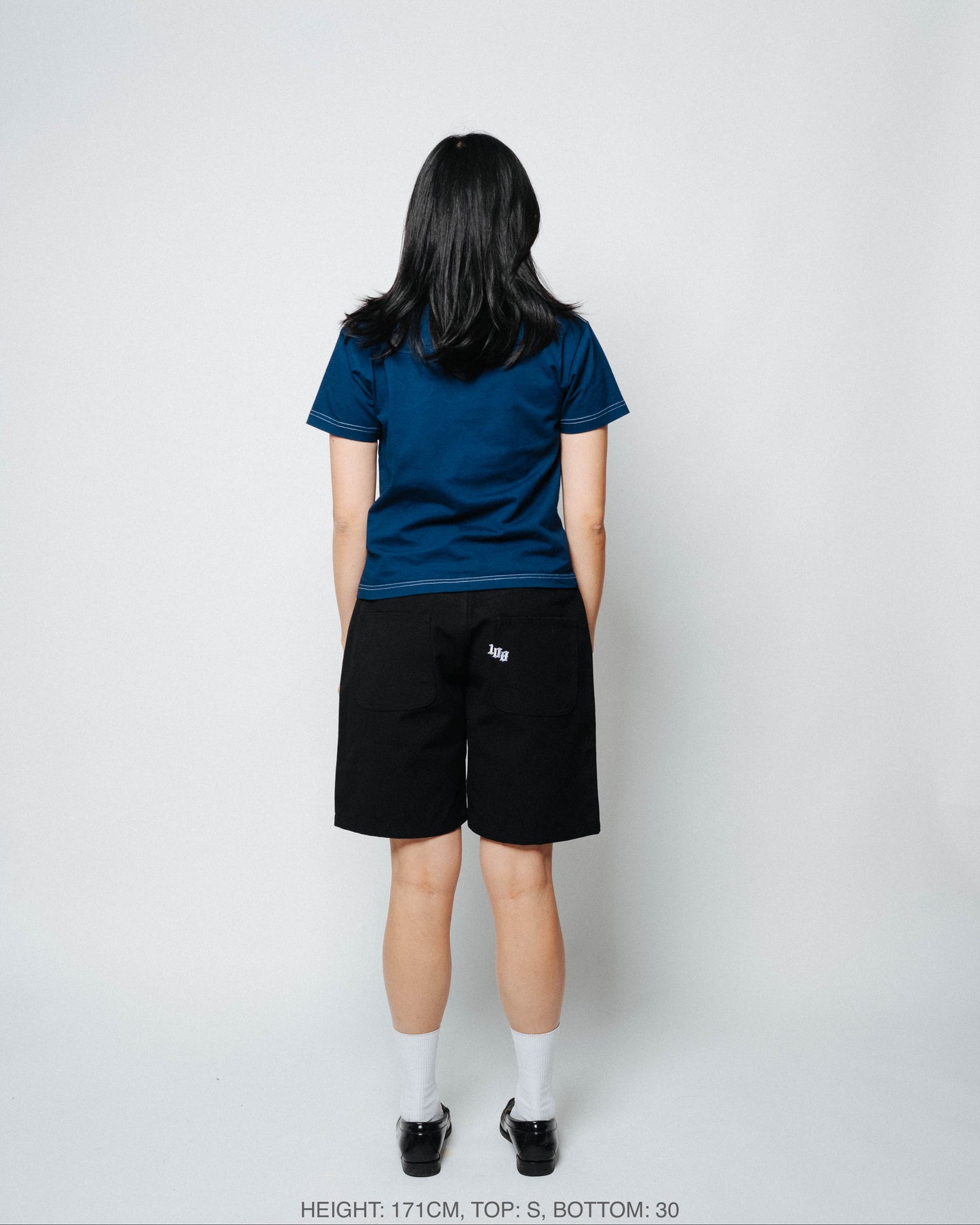 108WAREHOUSE - Canvas Work Shorts (Black)