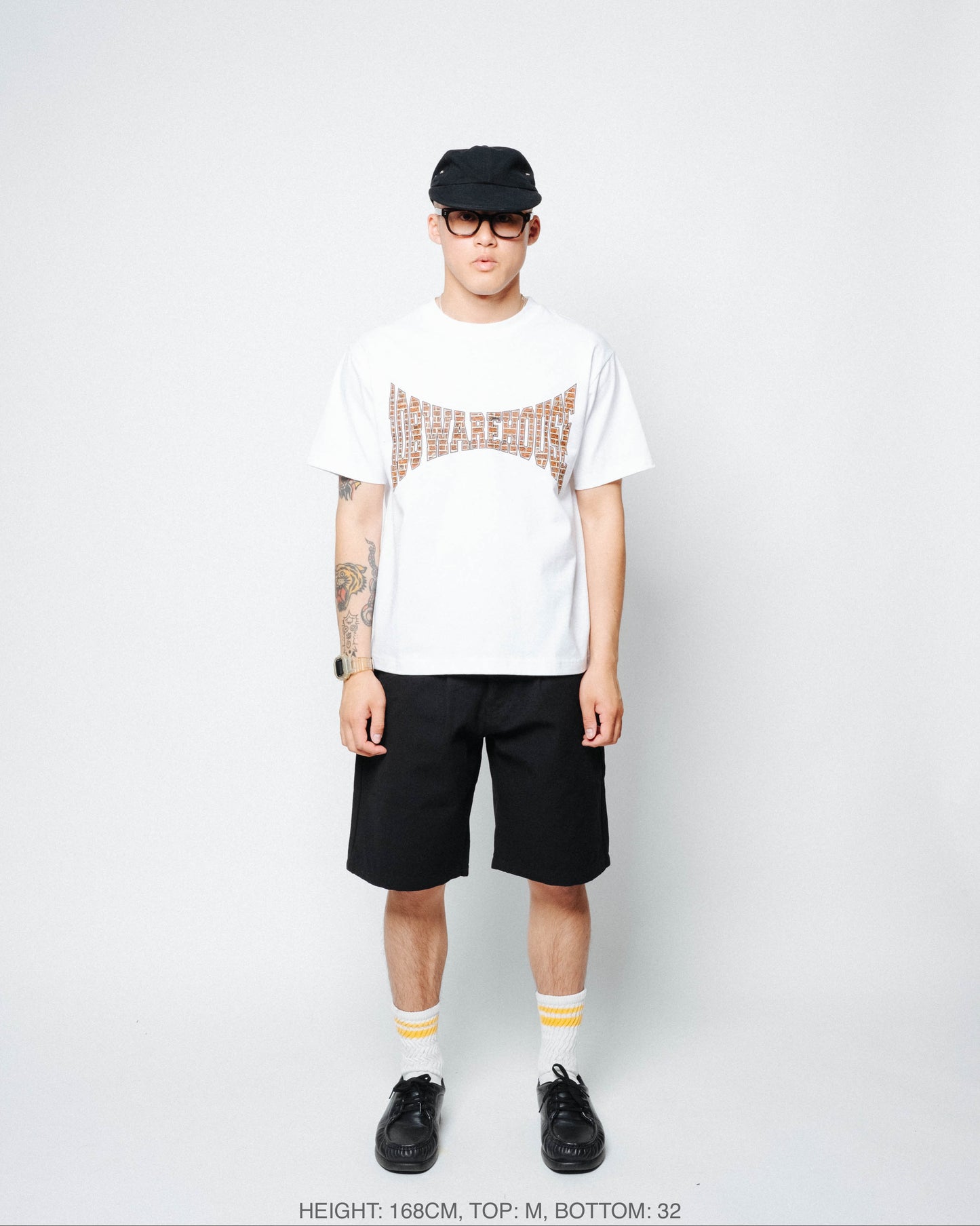 108WAREHOUSE - Brick T-Shirt (White)