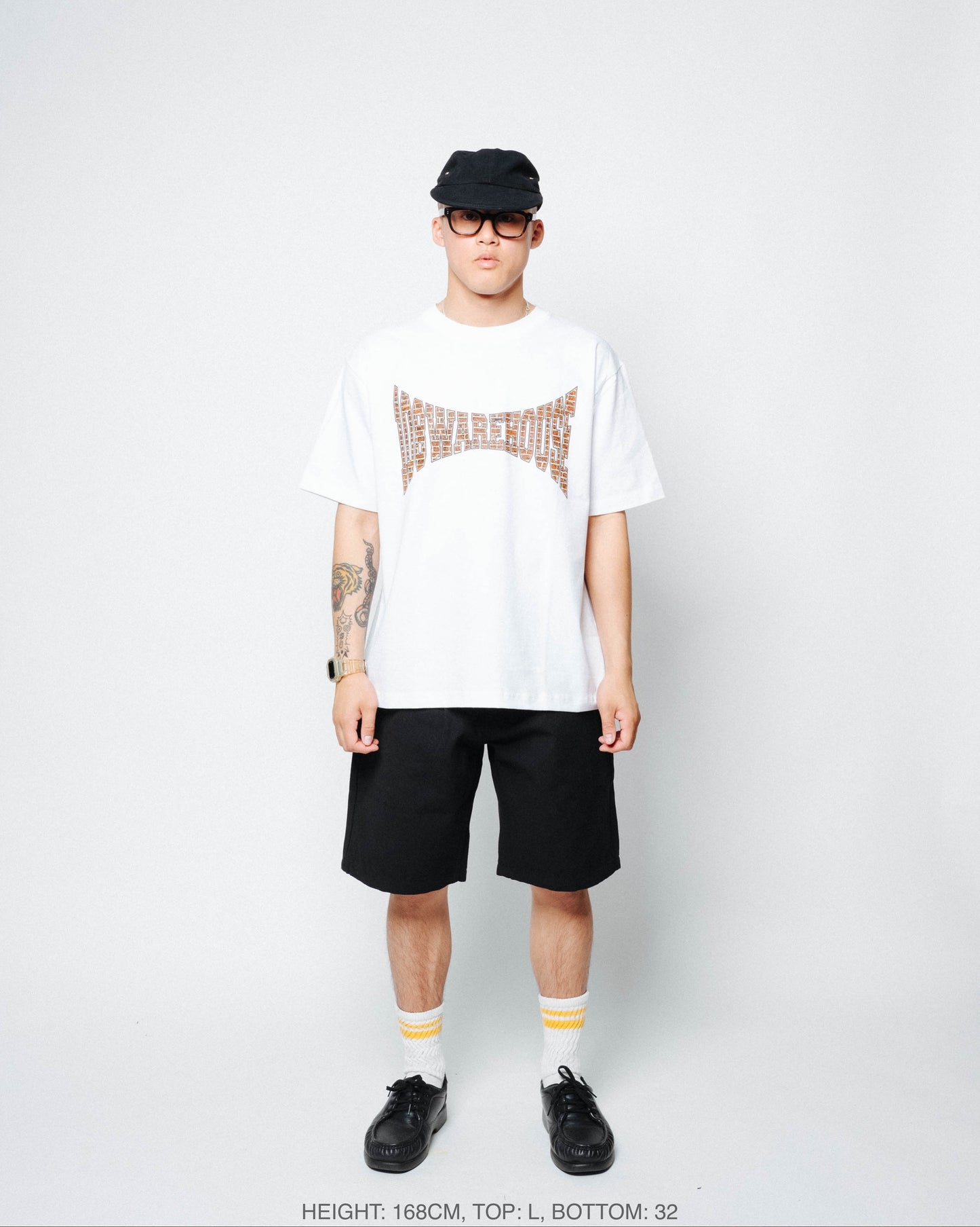 108WAREHOUSE - Brick T-Shirt (White)