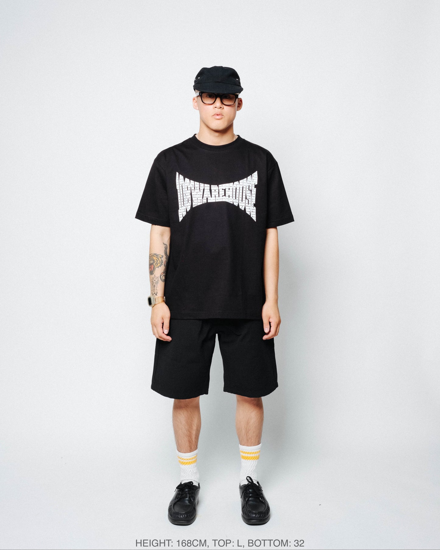 108WAREHOUSE - Brick T-Shirt (Black)