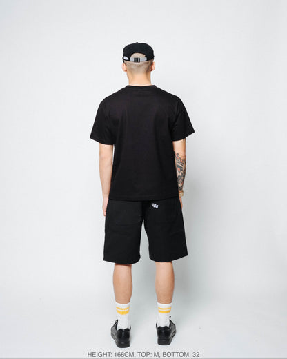 108WAREHOUSE - Canvas Work Shorts (Black)