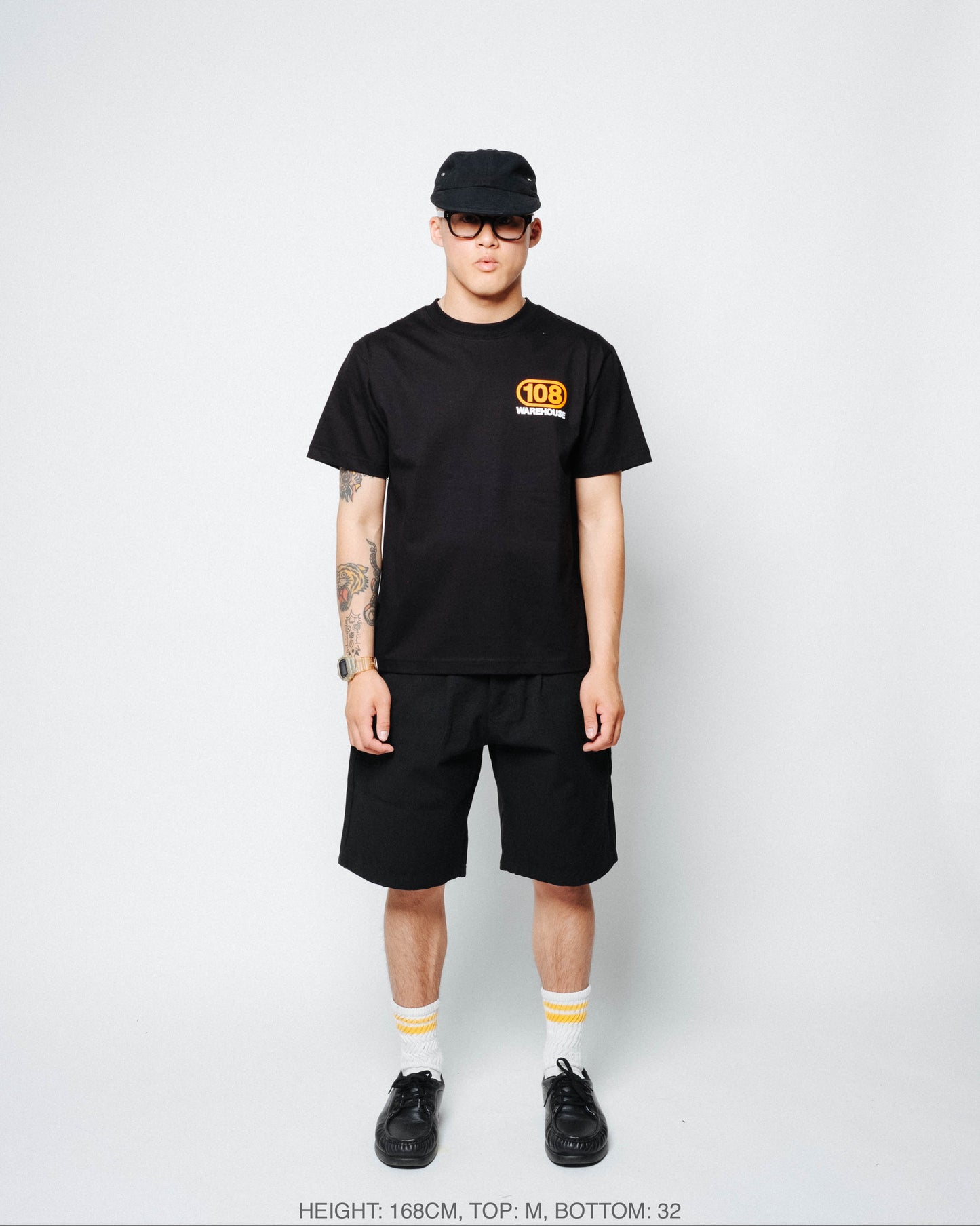 108WAREHOUSE - Oval T-Shirt (Black)