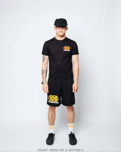 108WAREHOUSE - Oval T-Shirt (Black)